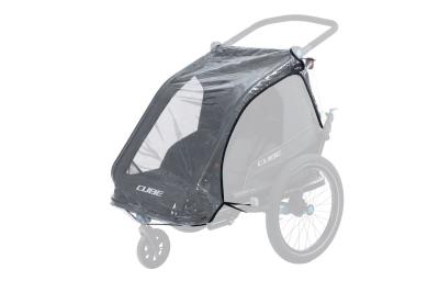 CUBE Regenschutz f&uuml;r Kinder Fahrradanh&auml;nger Double Produktbild 1