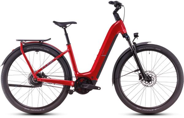 Cube Kathmandu Hybrid Comfort Pro 800 electricred'n'red Gr&ouml;&szlig;e: Easy Entry 62 cm