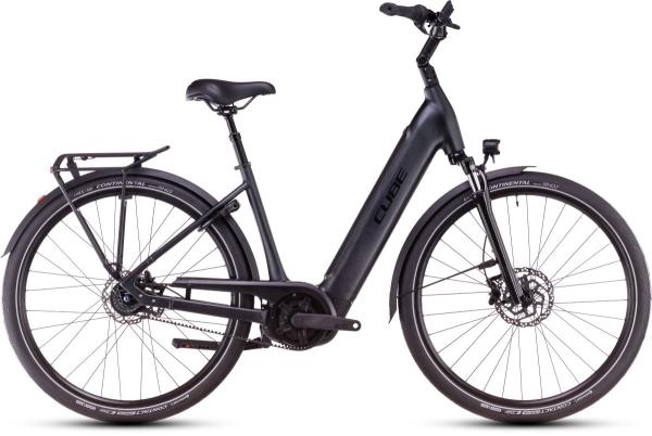 Cube Supreme RT Hybrid Deluxe EX 625 metalblack'n'glossy Gr&ouml;&szlig;e: Easy Entry 58 cm